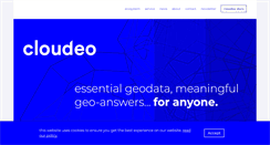 Desktop Screenshot of cloudeo-ag.com